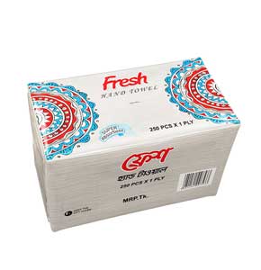 Fresh Hand Towel (250X1 Ply)