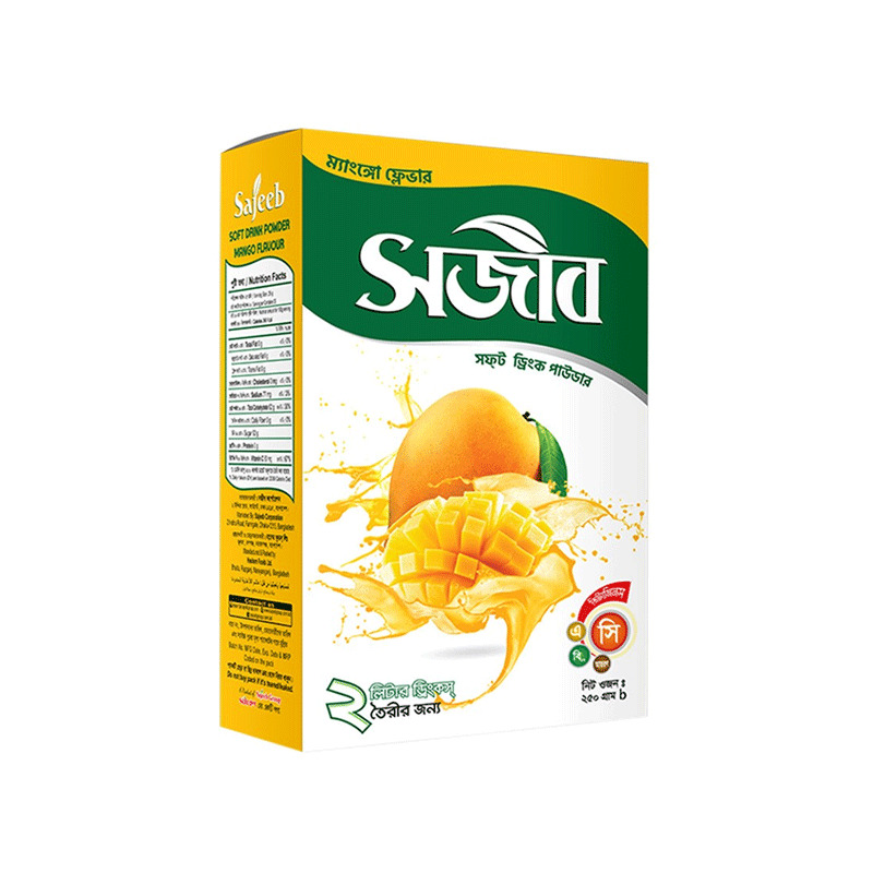Sajeeb mango instant drink powder