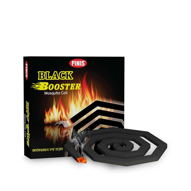 Finis Black Booster Mosquito Coil